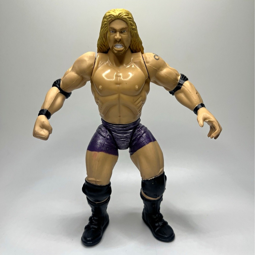Vintage WWF Test Action Figure Jakks Pacific 1999 Bone Crunching Action BCA